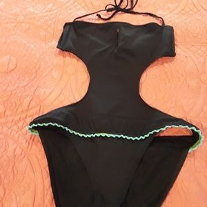 New Sexy Swimsuit Black Medium Size